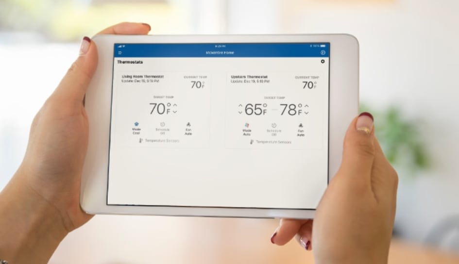 Thermostat control in Jackson